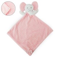 BC48-P: Pink Waffle Elephant Comforter